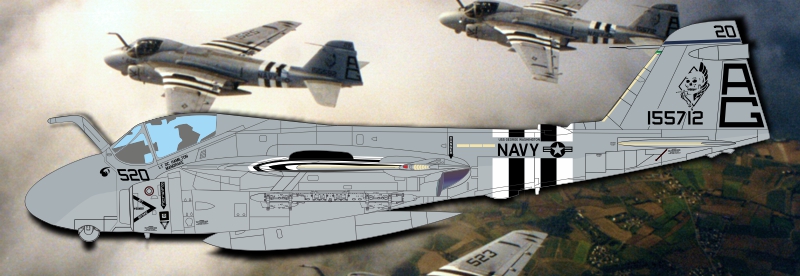 CTA 1/72 Grumman A-6E TRAM, AG520/155715, VA-34 Blue Blasters, USS George Washington, June 1994.